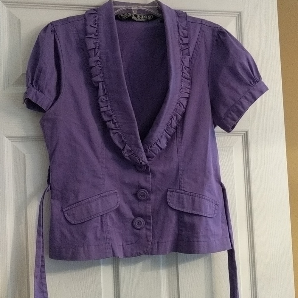 Purple blazer